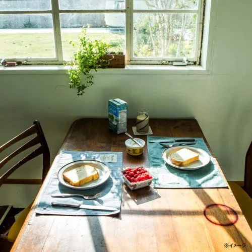 Place Mat / Chambray BLUE sold by BasShu product image thumbnail 5