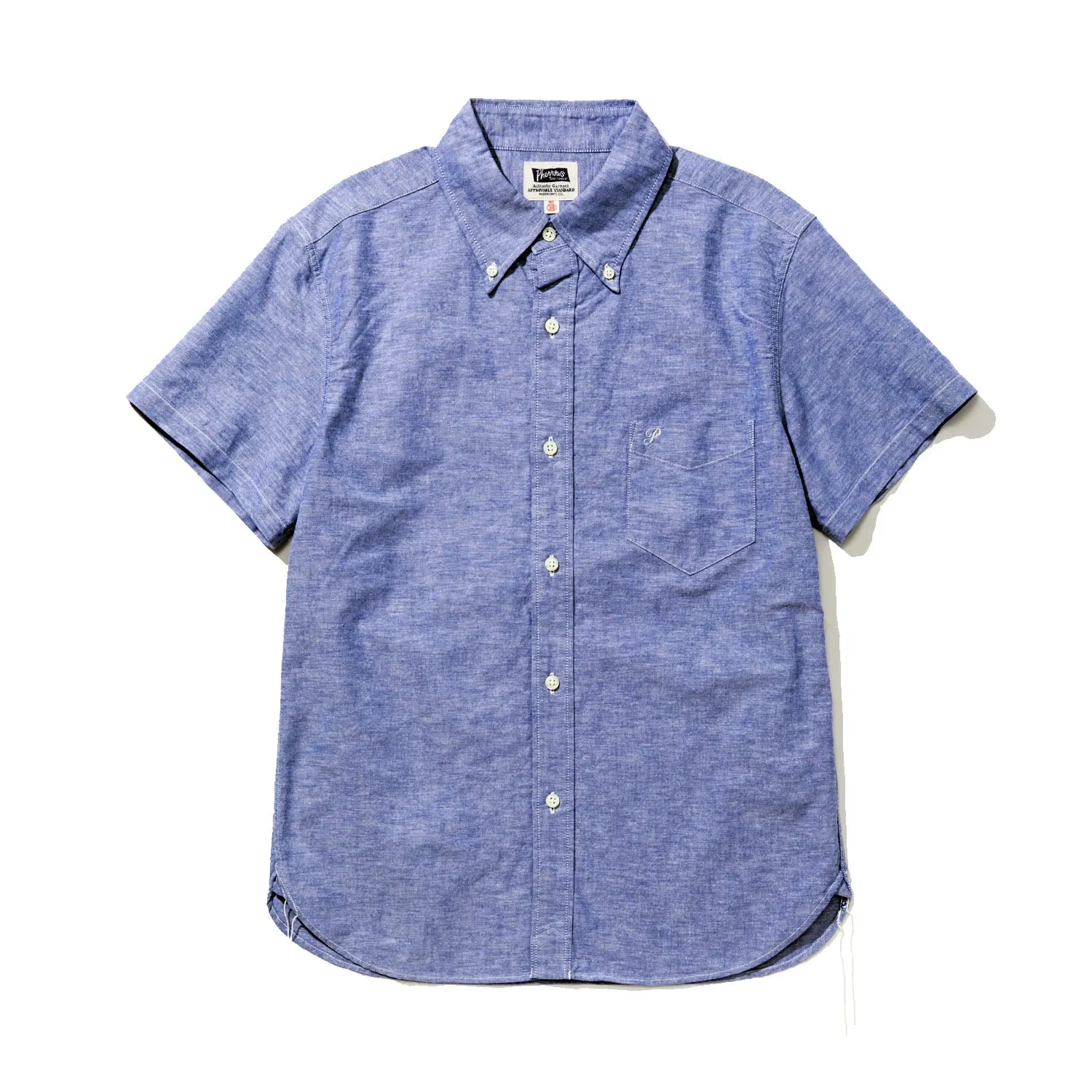 Fellowes PHERROW'S short-sleeved button-down shirt Oxford S/S BUTTON-DOWN SHIRTS PBDS1 sold by Pherrow's product image thumbnail 3