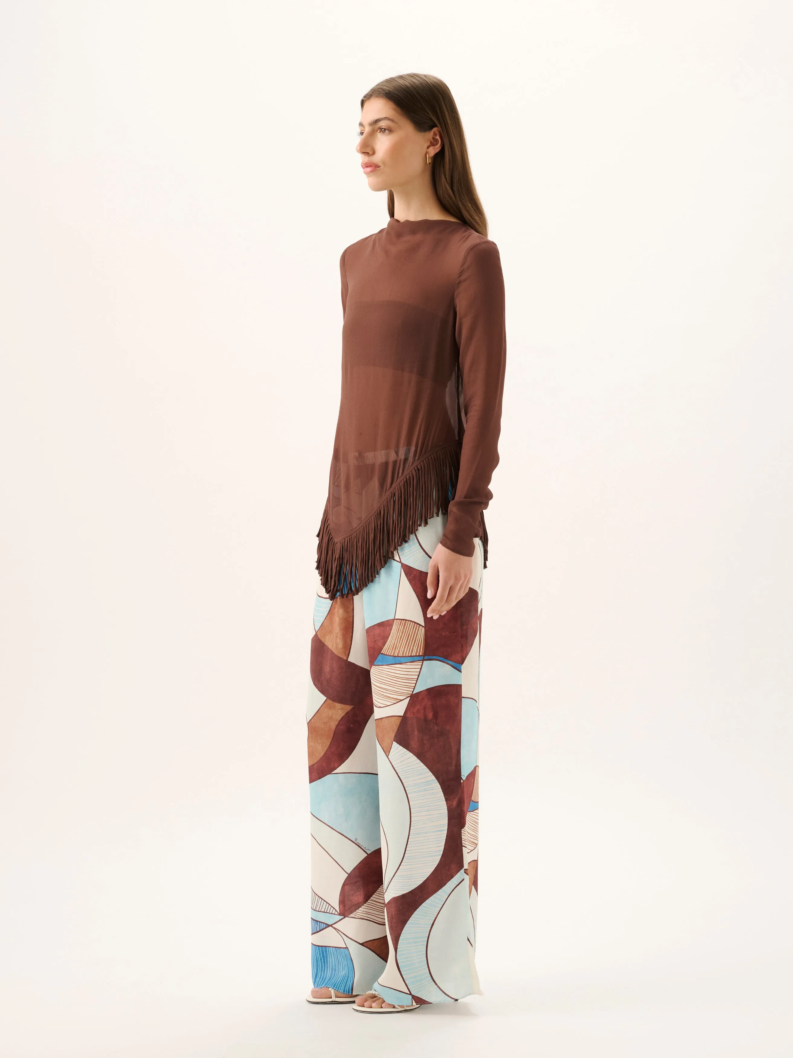Barca Fringe Top sold by ROAME product image thumbnail 3