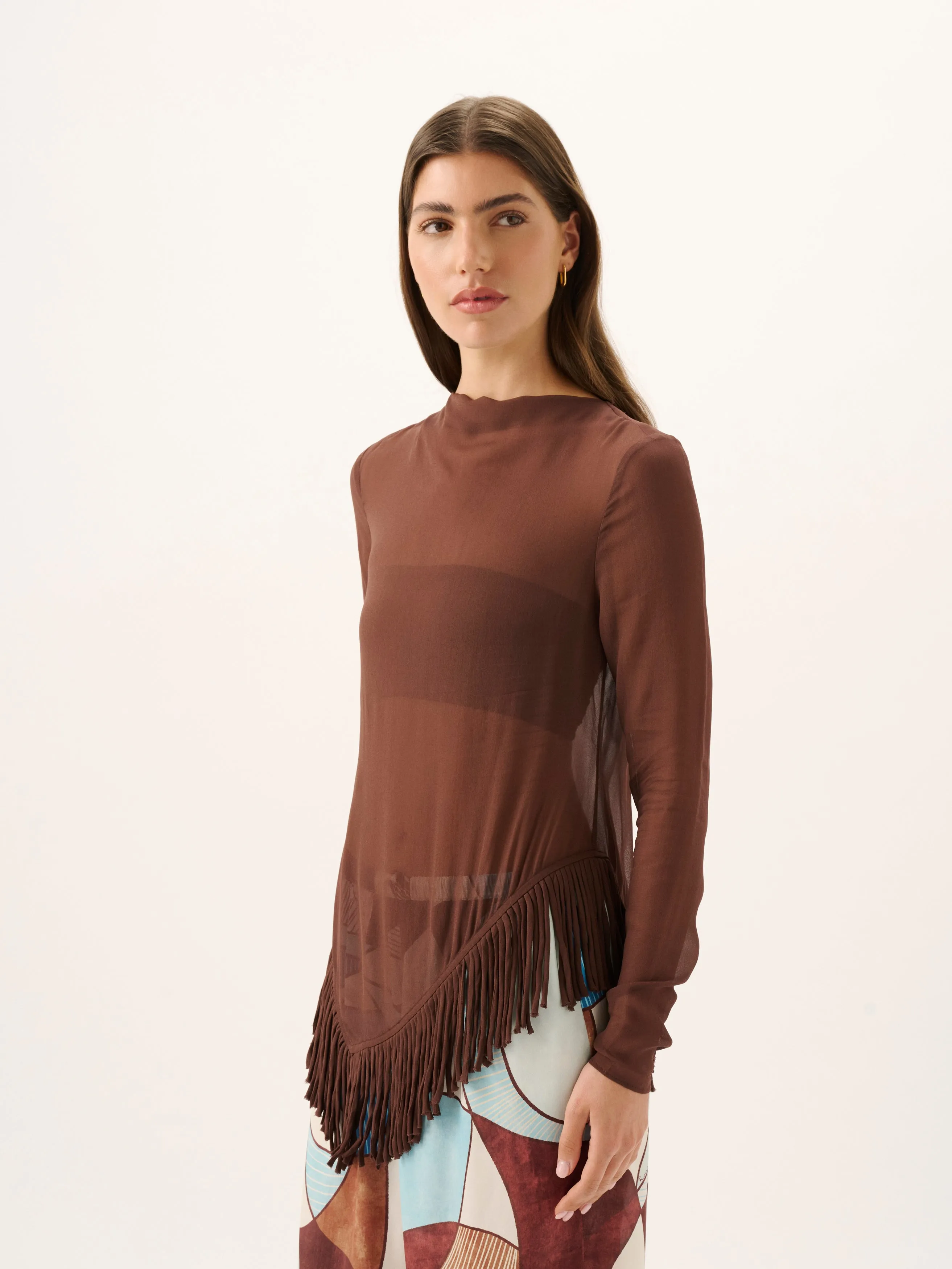 Barca Fringe Top sold by ROAME product image thumbnail 2