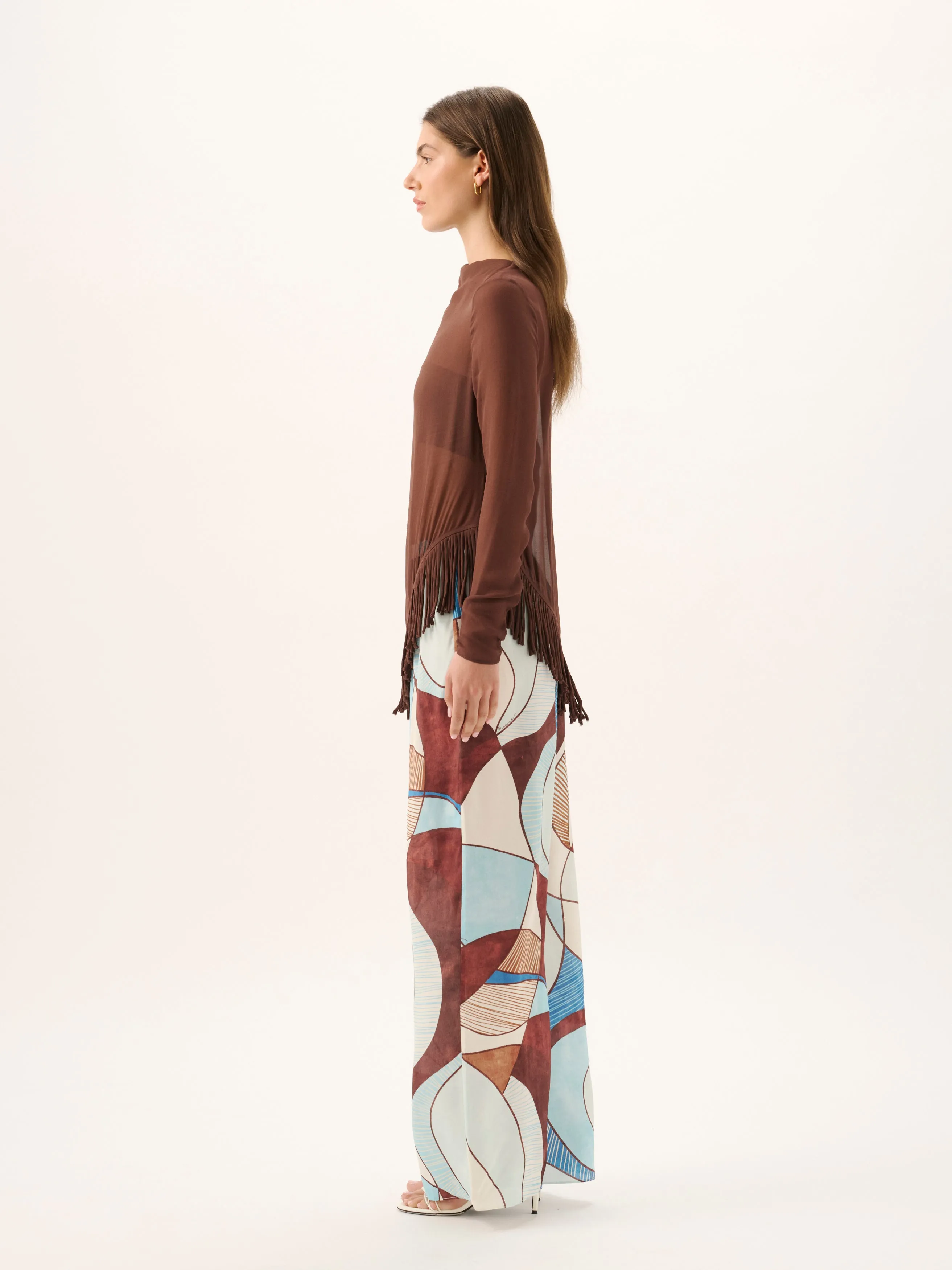 Barca Fringe Top sold by ROAME product image thumbnail 4