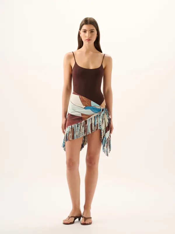 RARA FRINGE SCARF made by ROAME