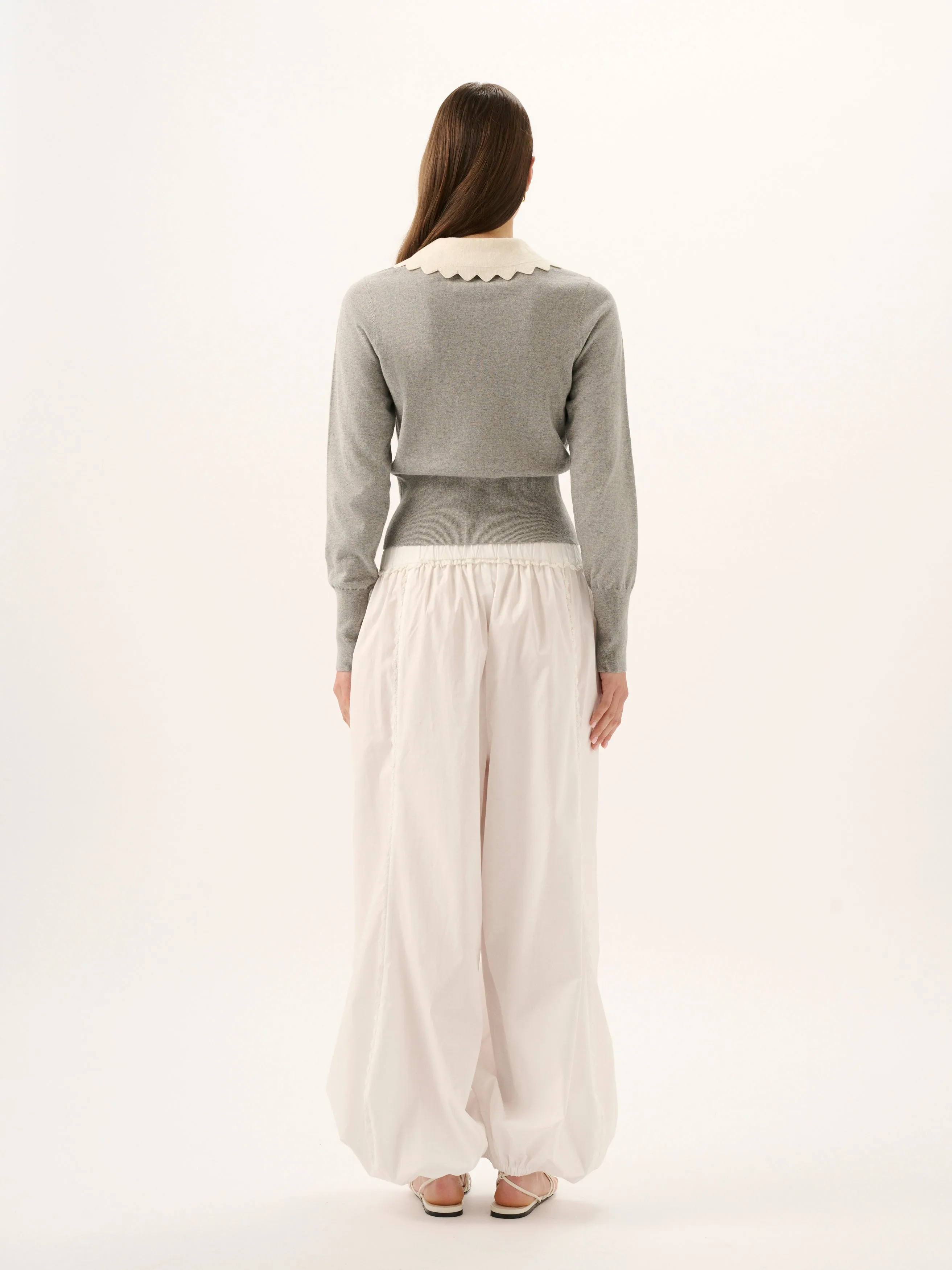 Gracie Knit Top | Grey Marle sold by ROAME product image thumbnail 4
