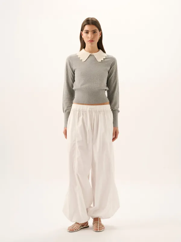 Gracie Knit Top | Grey Marle made by ROAME