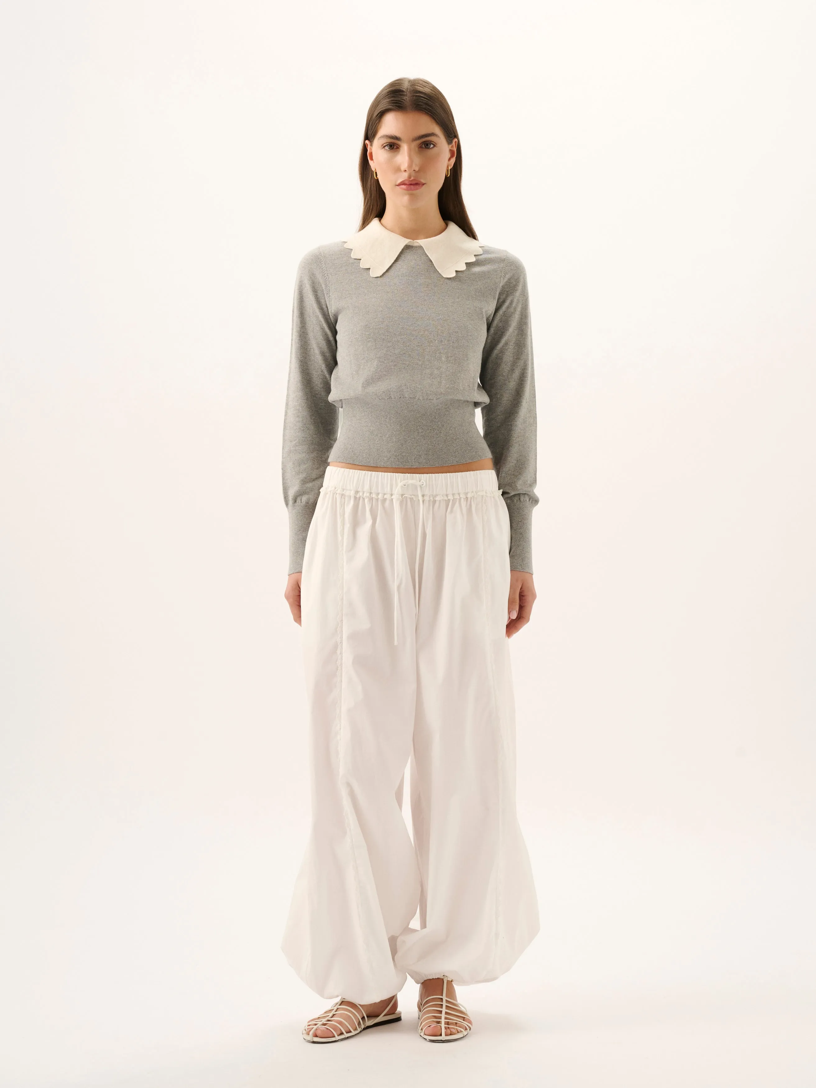 Gracie Knit Top | Grey Marle sold by ROAME