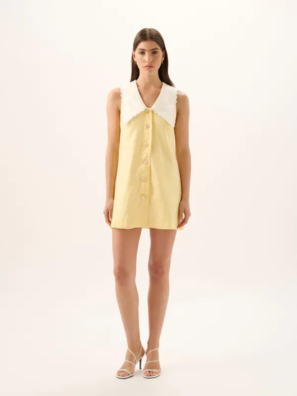 Valentina Mini Dress | Limoncello made by ROAME