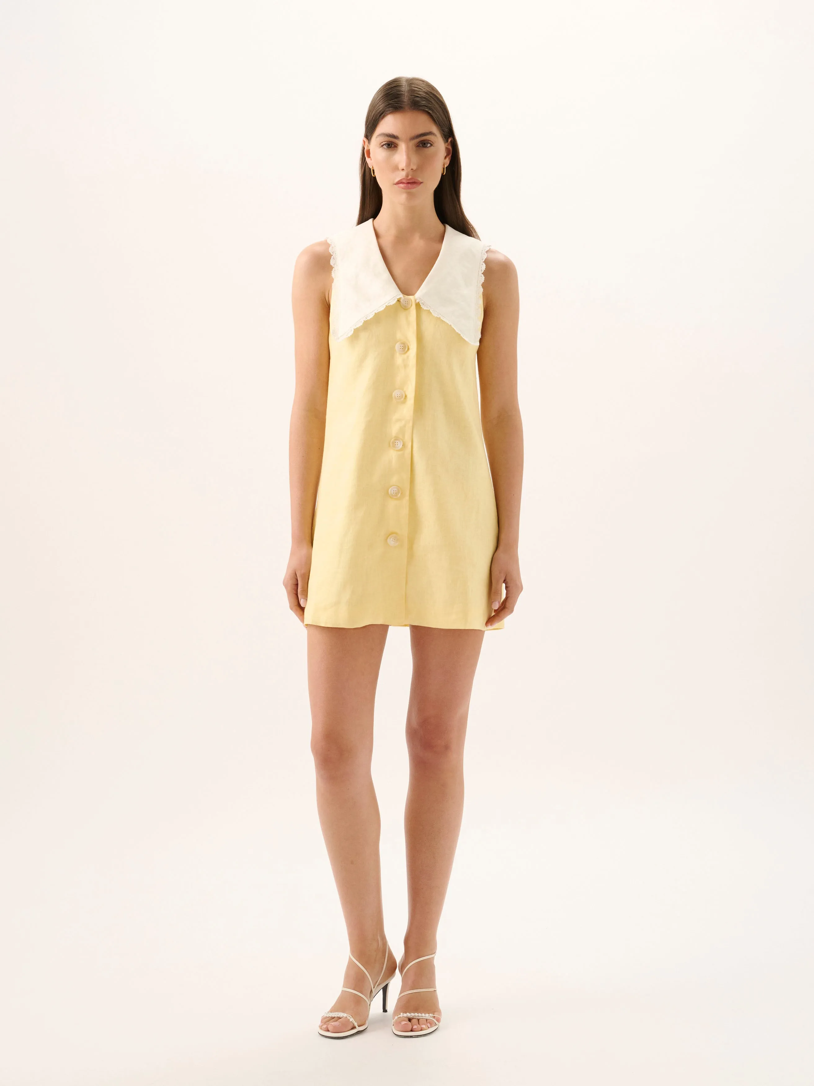 Valentina Mini Dress | Limoncello sold by ROAME