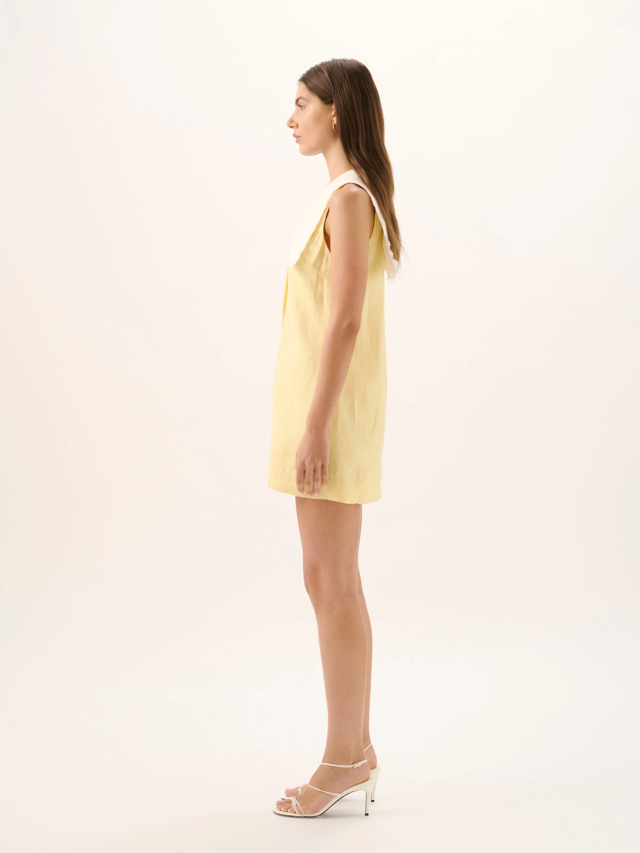Valentina Mini Dress | Limoncello sold by ROAME product image thumbnail 4