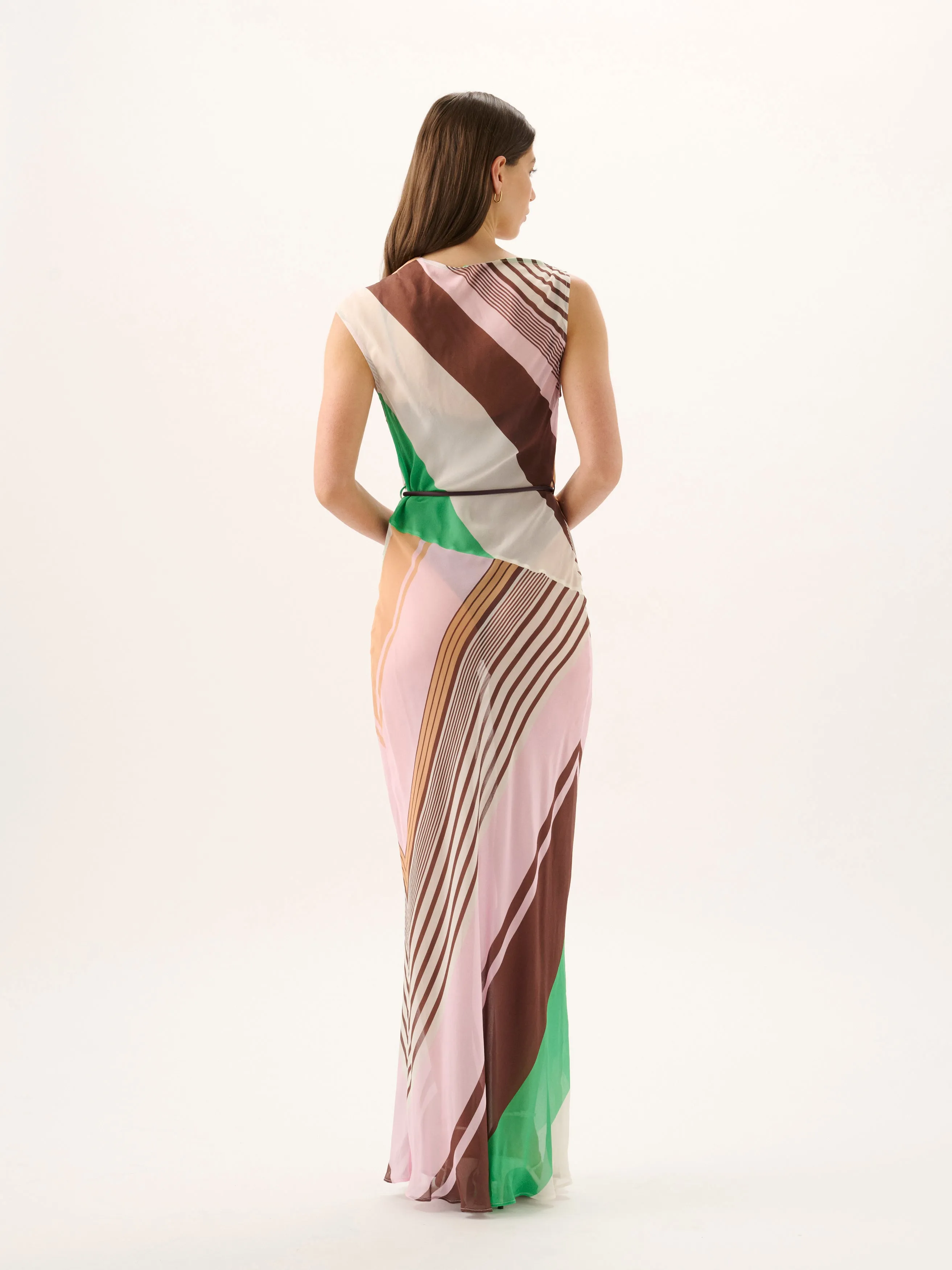Capri Maxi Dress | Tango Stripe sold by ROAME product image thumbnail 4