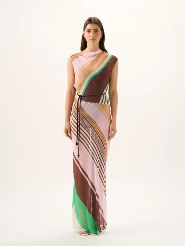 CAPRI MAXI DRESS | TANGO STRIPE made by ROAME