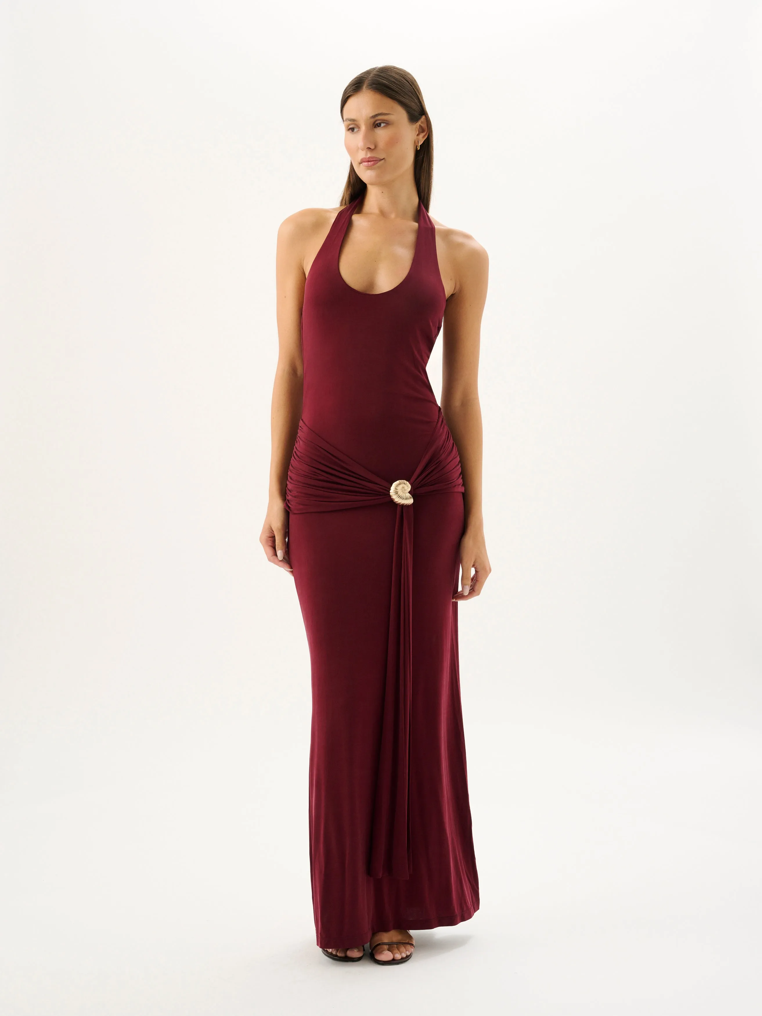 Julietta Halter Dress | Sangria sold by ROAME