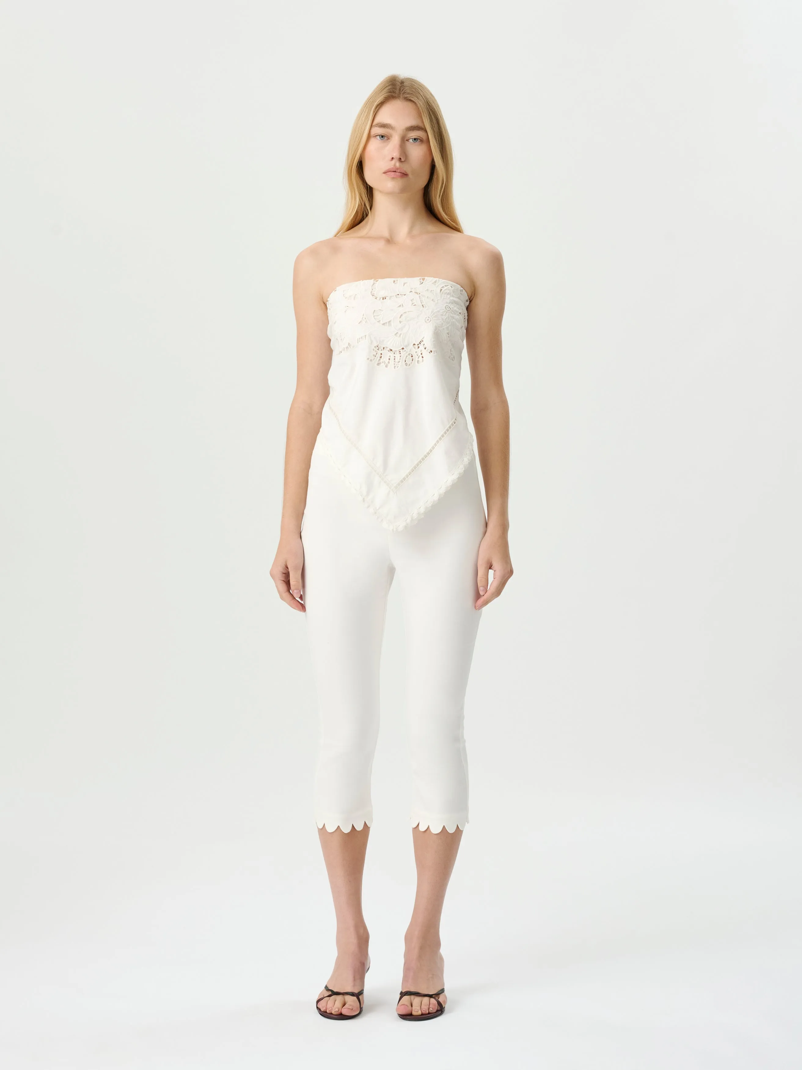 Bonnie Scarf White sold by ROAME product image thumbnail 3