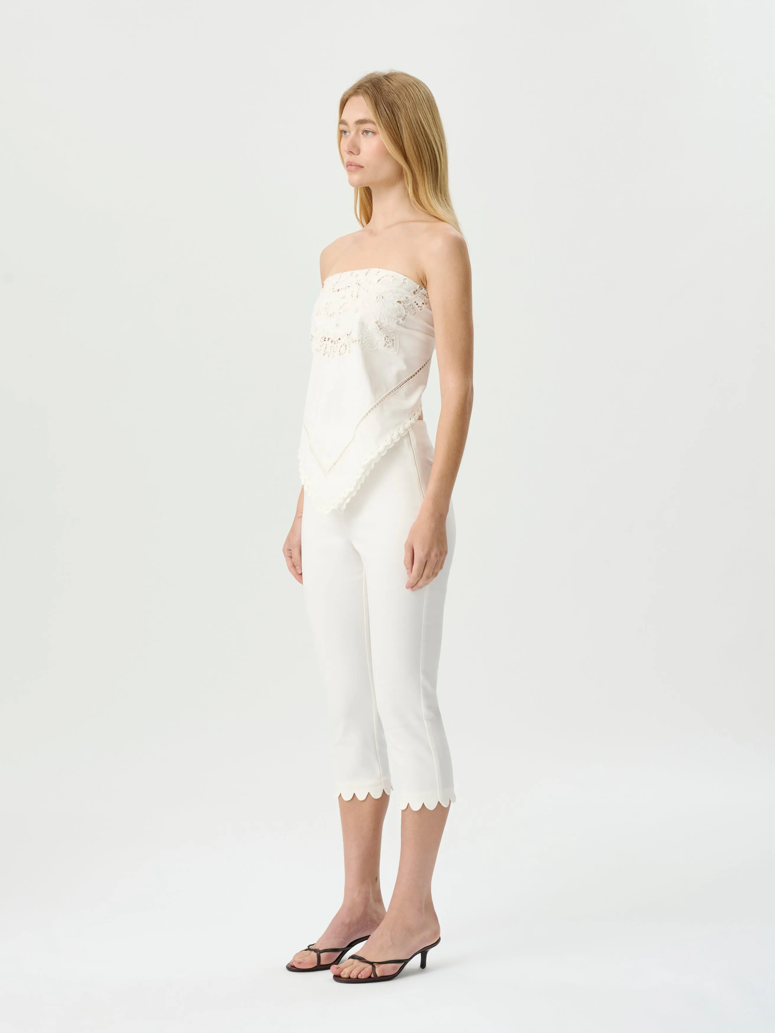 Bonnie Scarf White sold by ROAME product image thumbnail 4