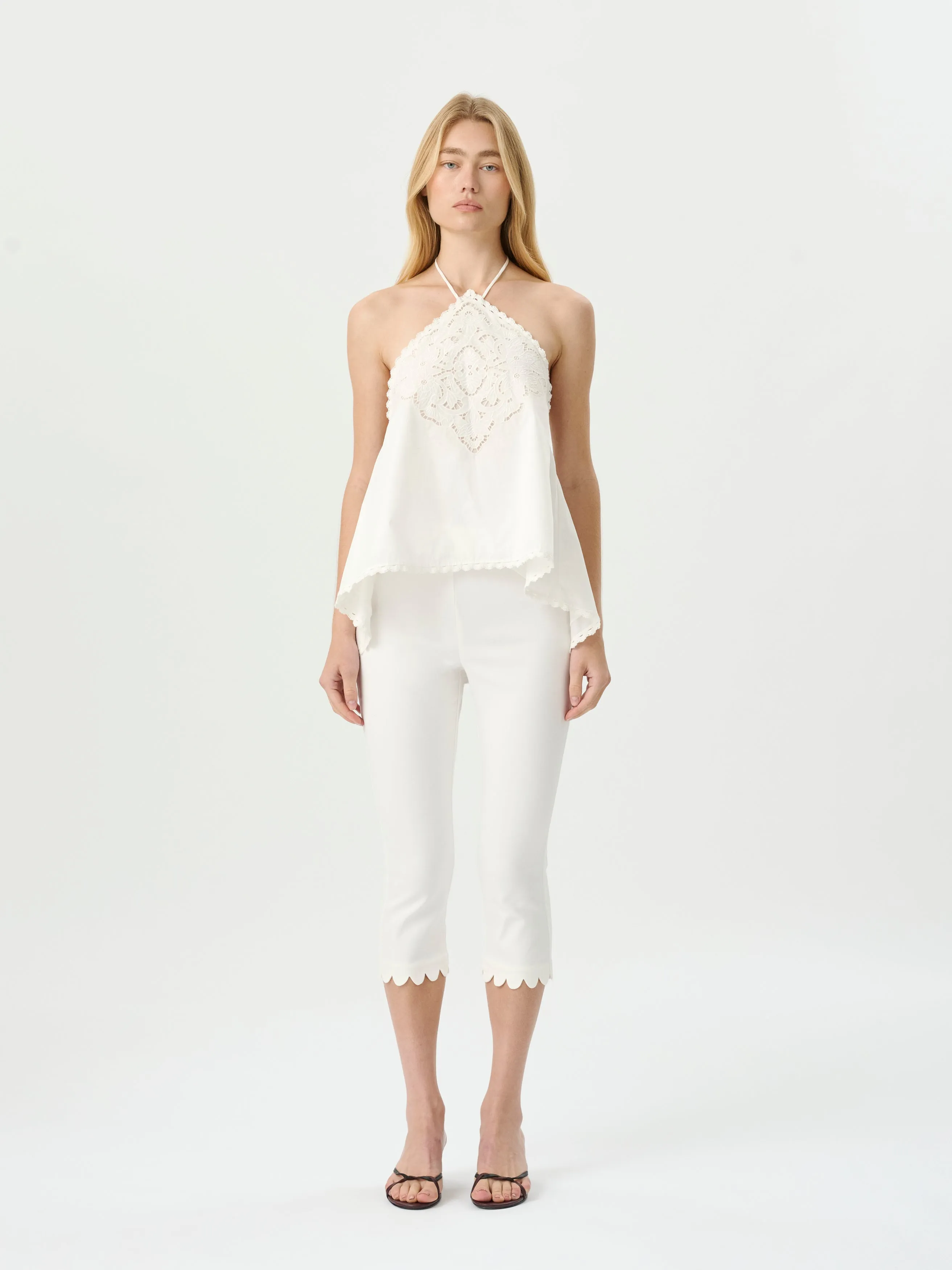 Marianne Halter Top White sold by ROAME product image thumbnail 3