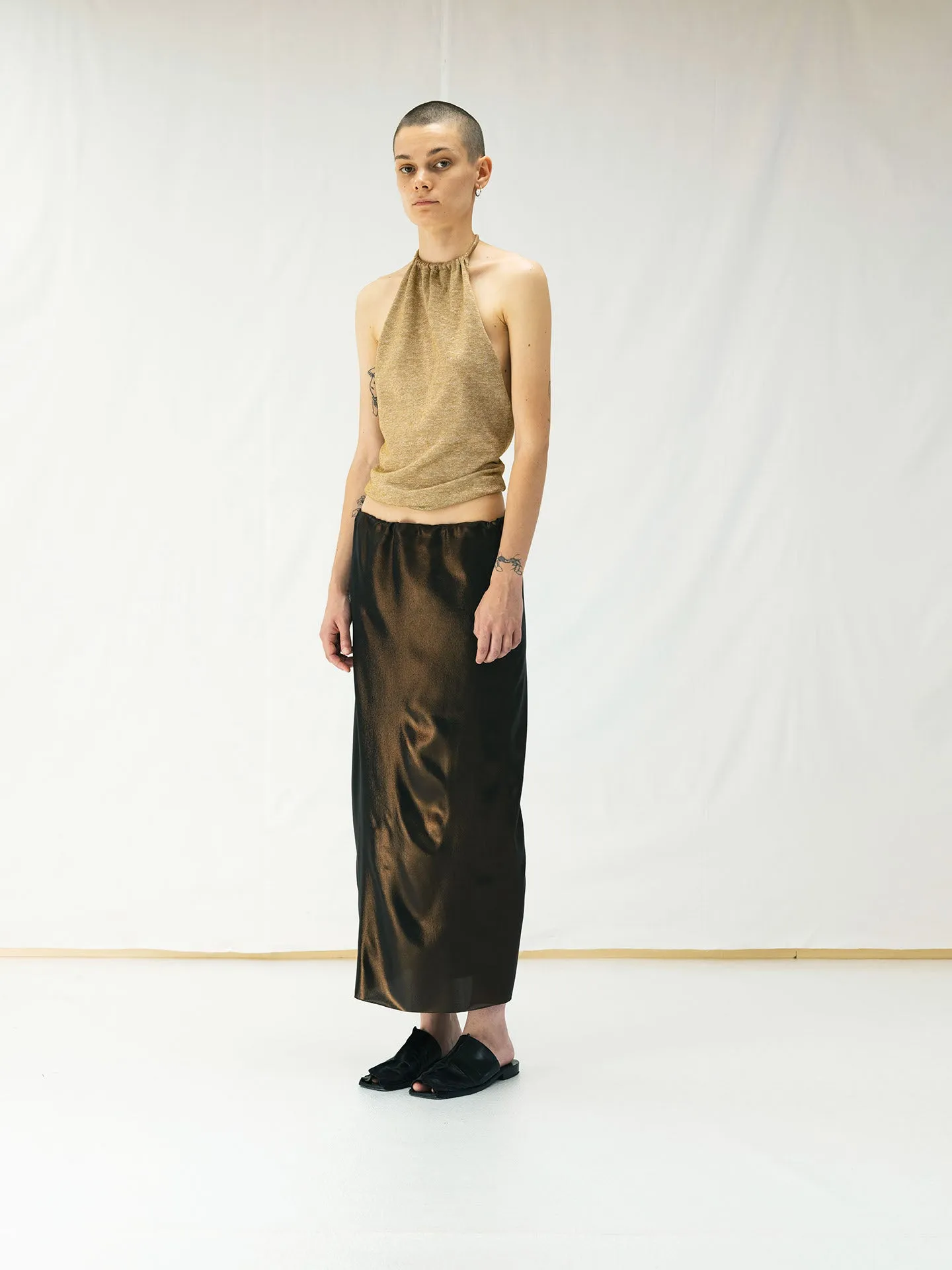 ARCHIVE NO.203 LORO PIANA JERSEY JACQUARD TOP sold by Gabriela Coll Garments product image thumbnail 2