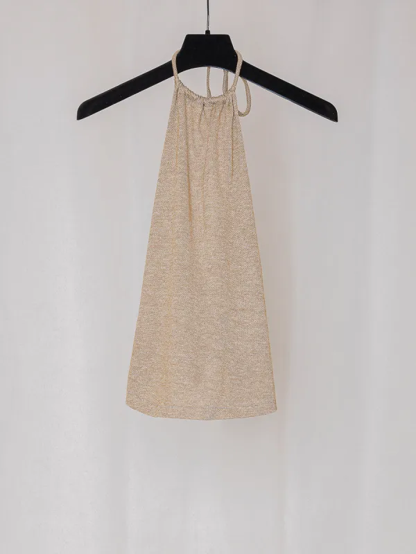 ARCHIVE NO.203 LORO PIANA JERSEY JACQUARD TOP made by Gabriela Coll Garments