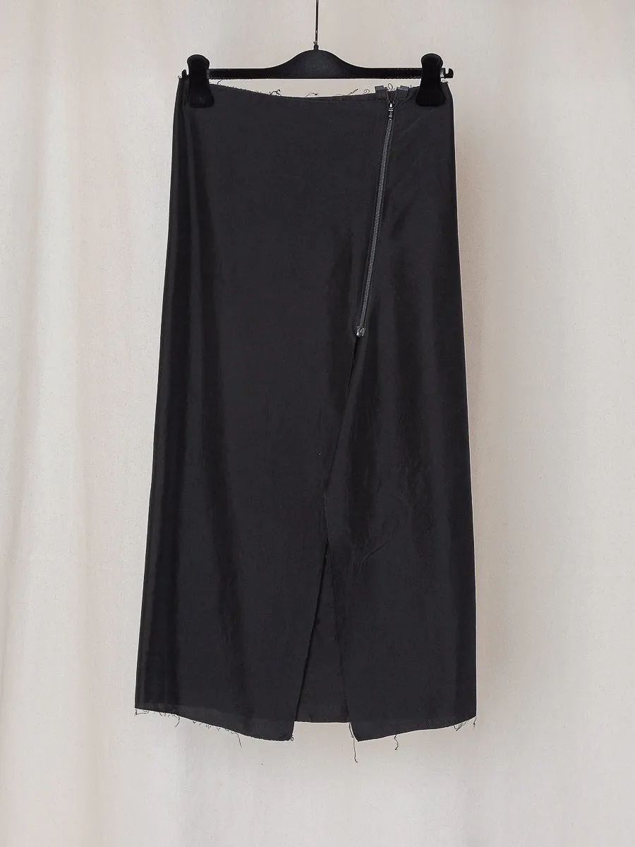 ARCHIVE NO.75 SILK ZIPPER SKIRT sold by Gabriela Coll Garments