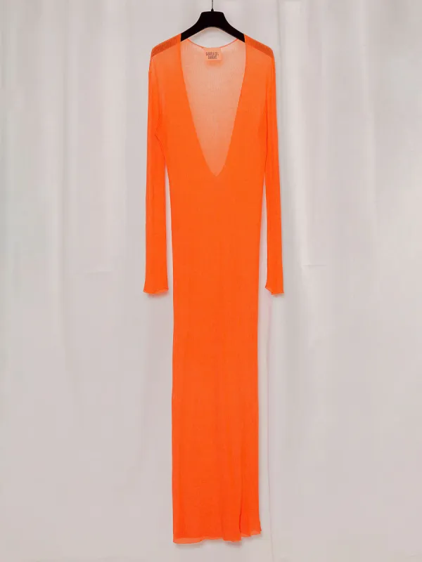 ARCHIVE NO.116 LONG SLEEVE KNITTED DRESS made by Gabriela Coll Garments