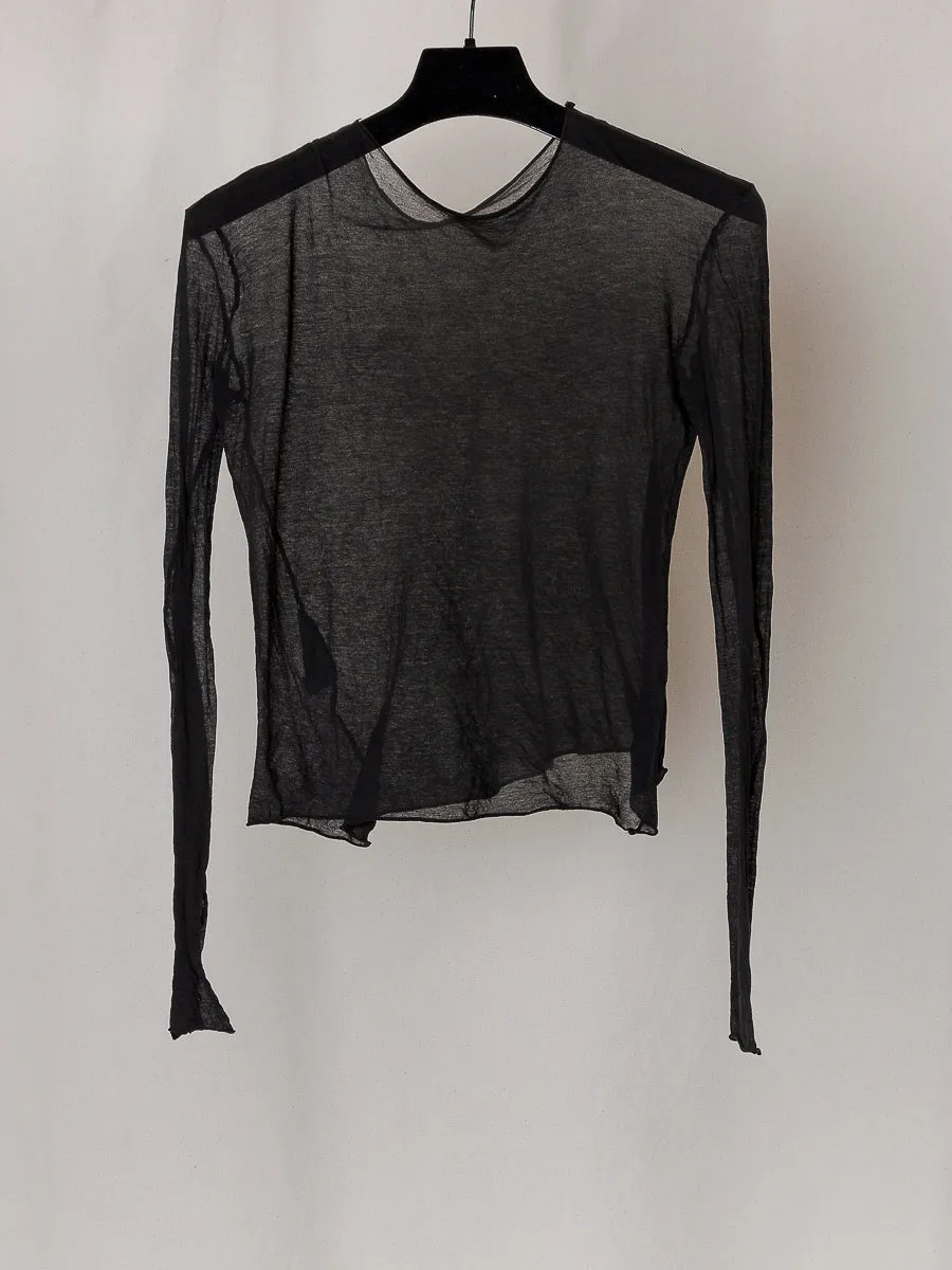 ARCHIVE NO.211 SHEER JERSEY TOP sold by Gabriela Coll Garments product image thumbnail 2