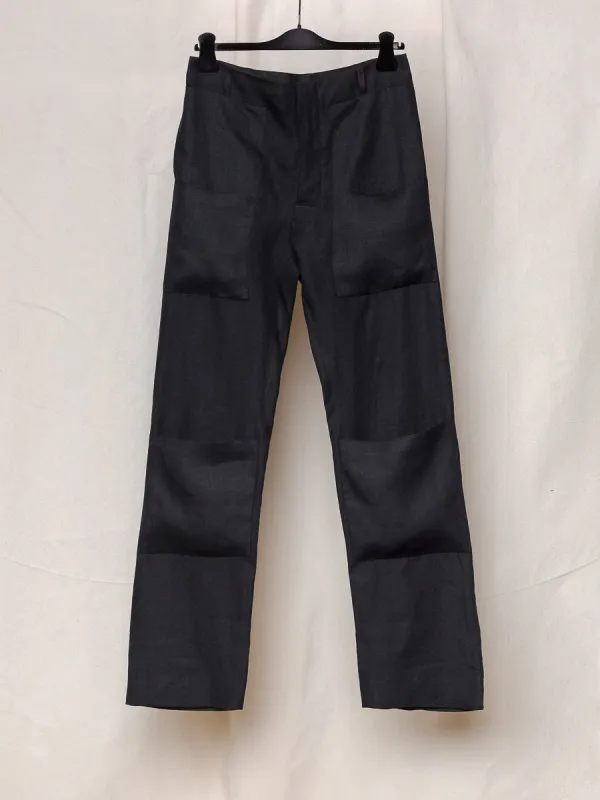 ARCHIVE NO.312 LINEN TROUSERS made by Gabriela Coll Garments