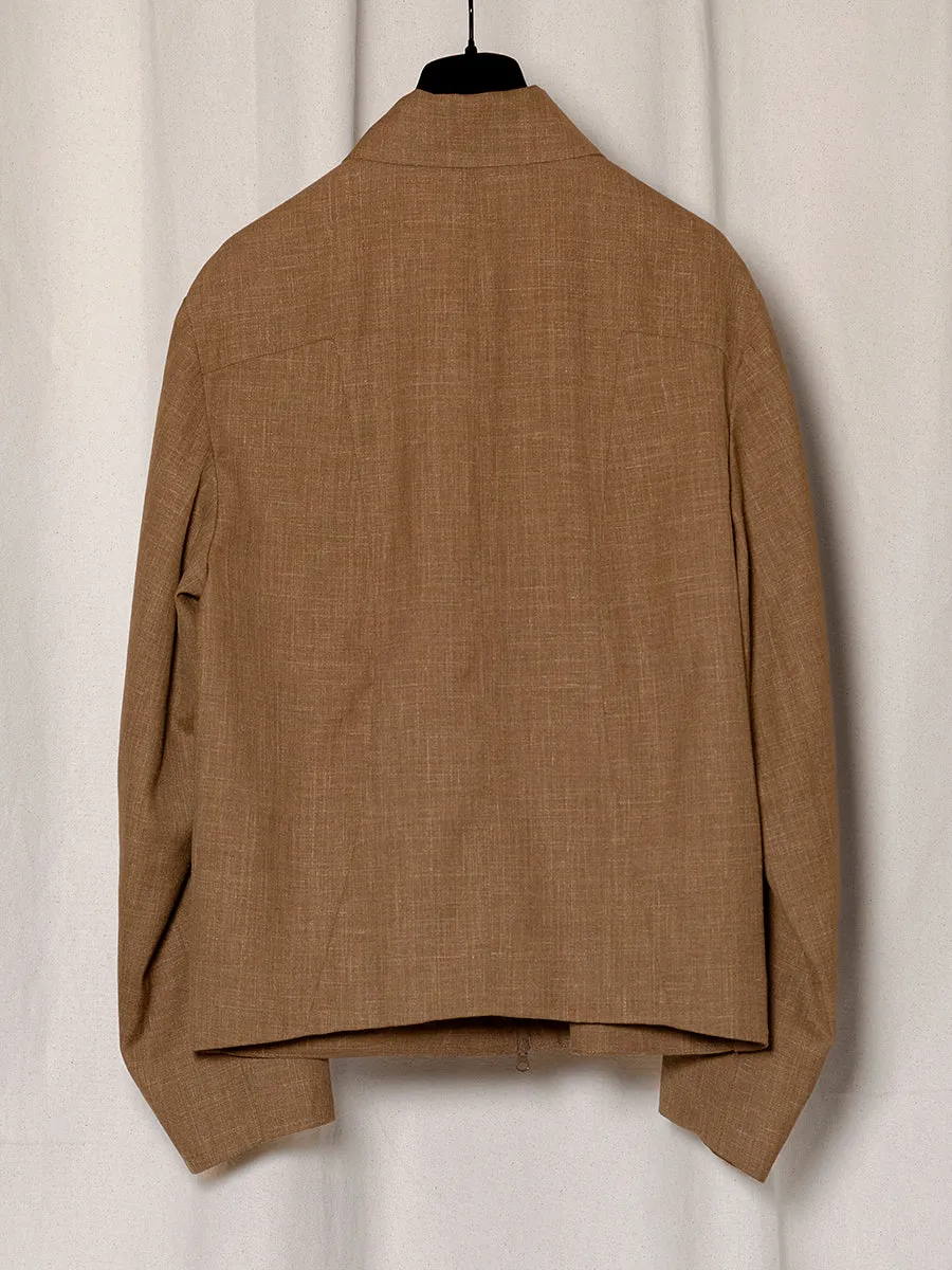 S18 NO.285 SUMMER WOOL POCKET JACKET sold by Gabriela Coll Garments product image thumbnail 2