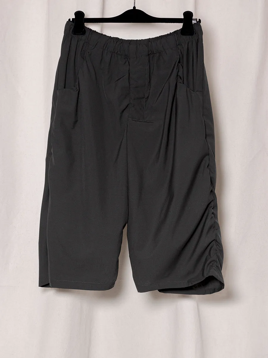 S18 NO.330 SUMMER WOOL DRAPED SHORT TROUSERS sold by Gabriela Coll Garments product image thumbnail 2