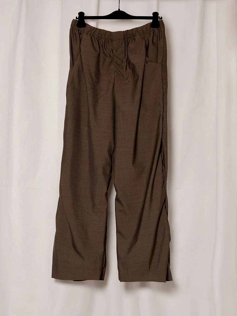S18 NO.267 SUMMER WOOL DRAPED TROUSERS sold by Gabriela Coll Garments product image thumbnail 3