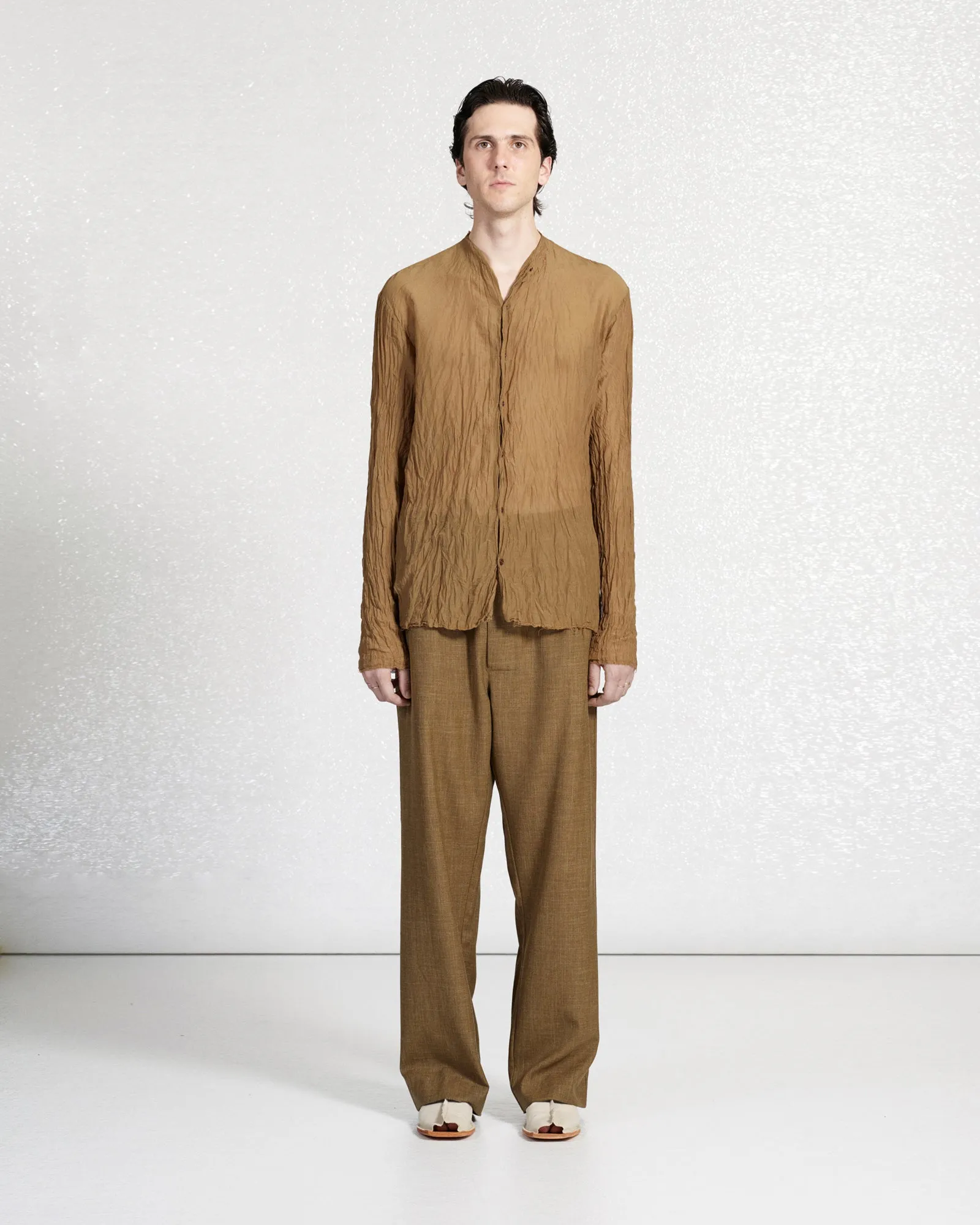 S18 NO.288 SUMMER WOOL DRAWSTRING TROUSERS sold by Gabriela Coll Garments product image thumbnail 2