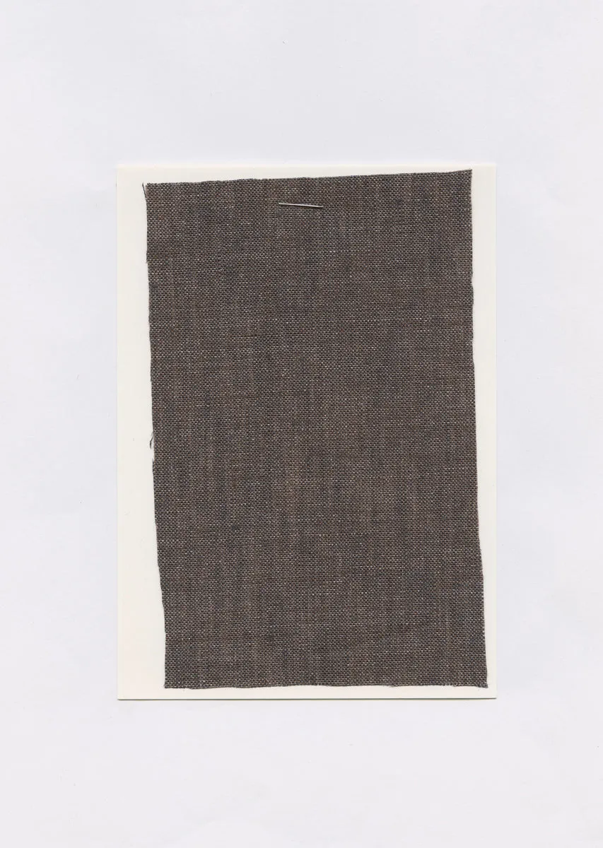 S18 NO.288 BROWN LINEN DRAWSTRING TROUSERS sold by Gabriela Coll Garments product image thumbnail 3