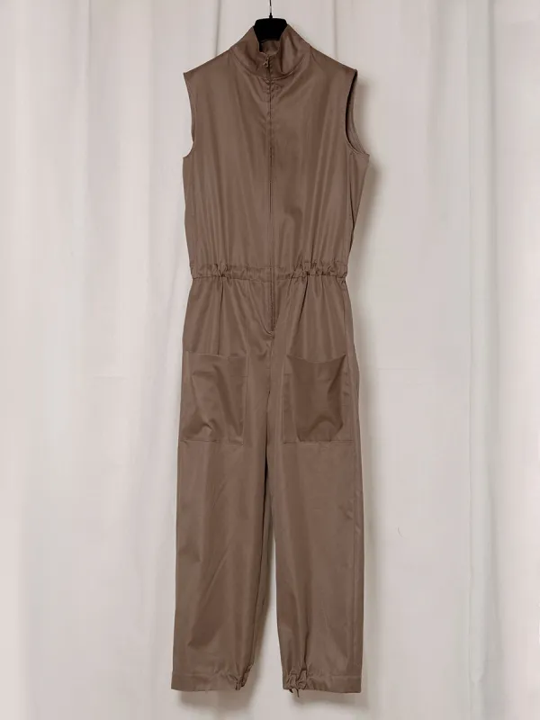 S18 NO.336 GABARDINE ZIPPER OVERALL made by Gabriela Coll Garments