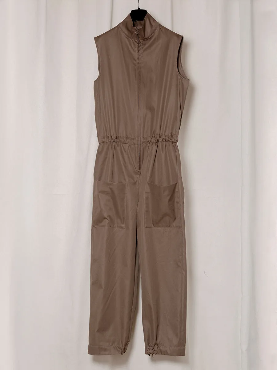 S18 NO.336 GABARDINE ZIPPER OVERALL sold by Gabriela Coll Garments