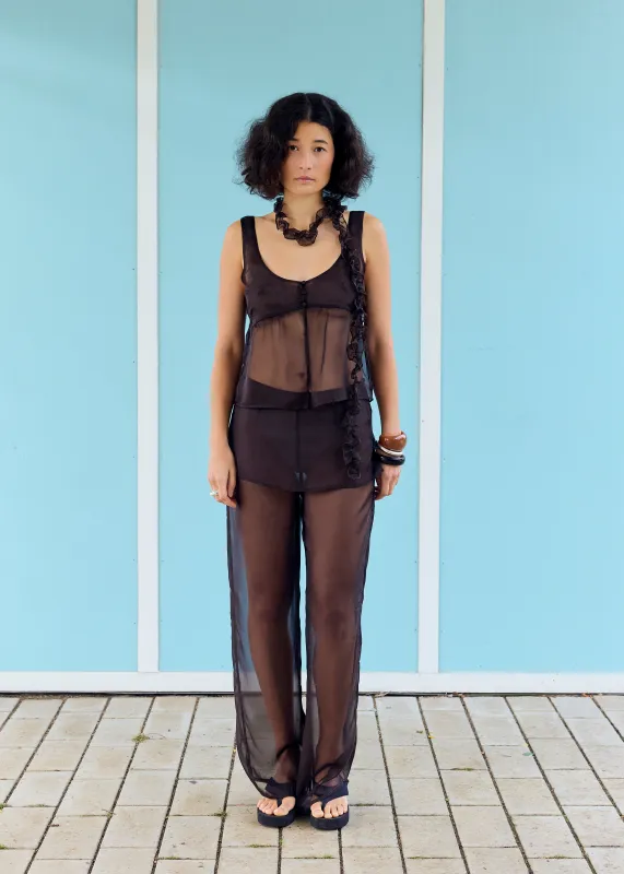 NadineRS Top Dark Brown made by RÉSUMÉ