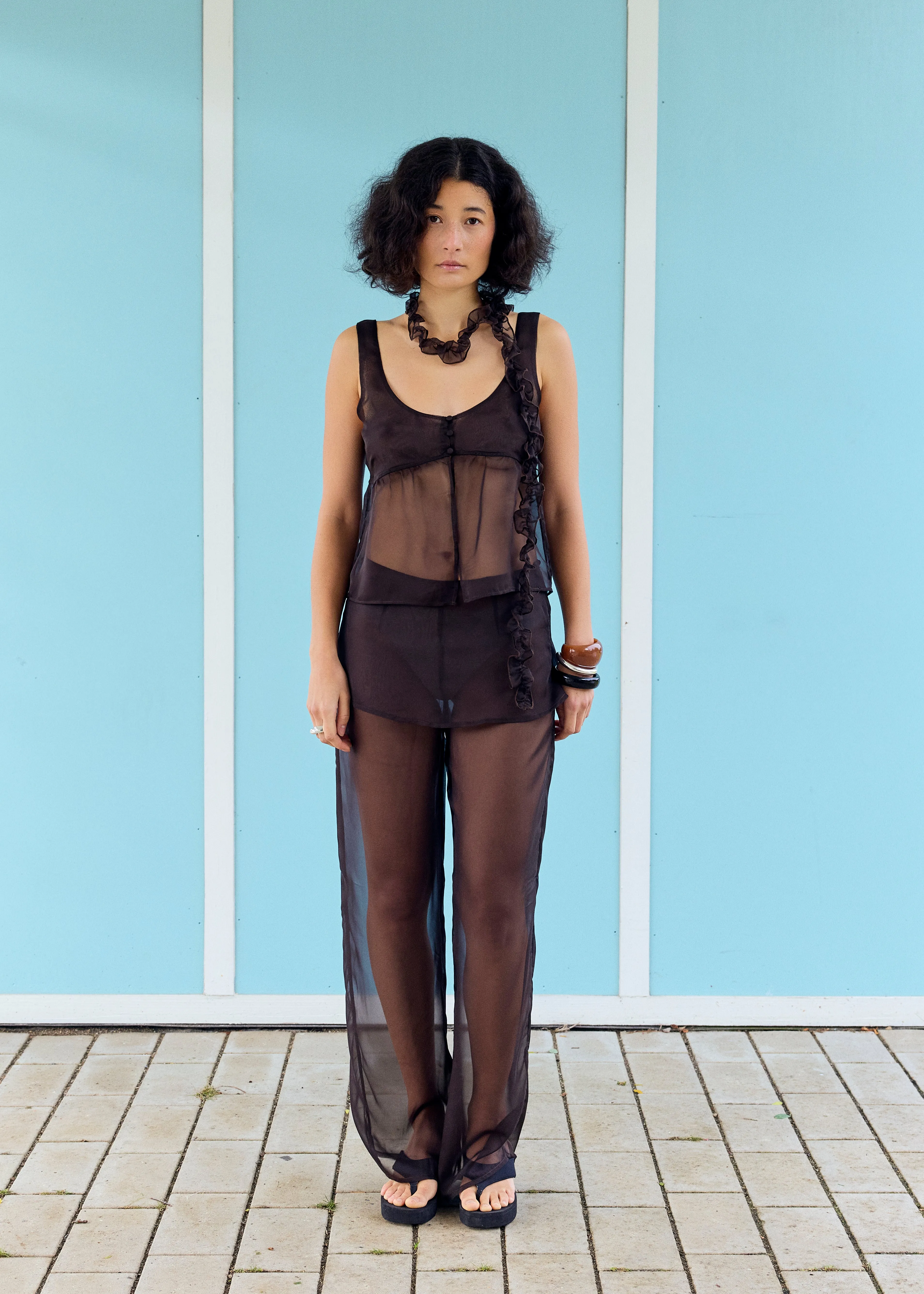 NadineRS Top Dark Brown sold by RÉSUMÉ