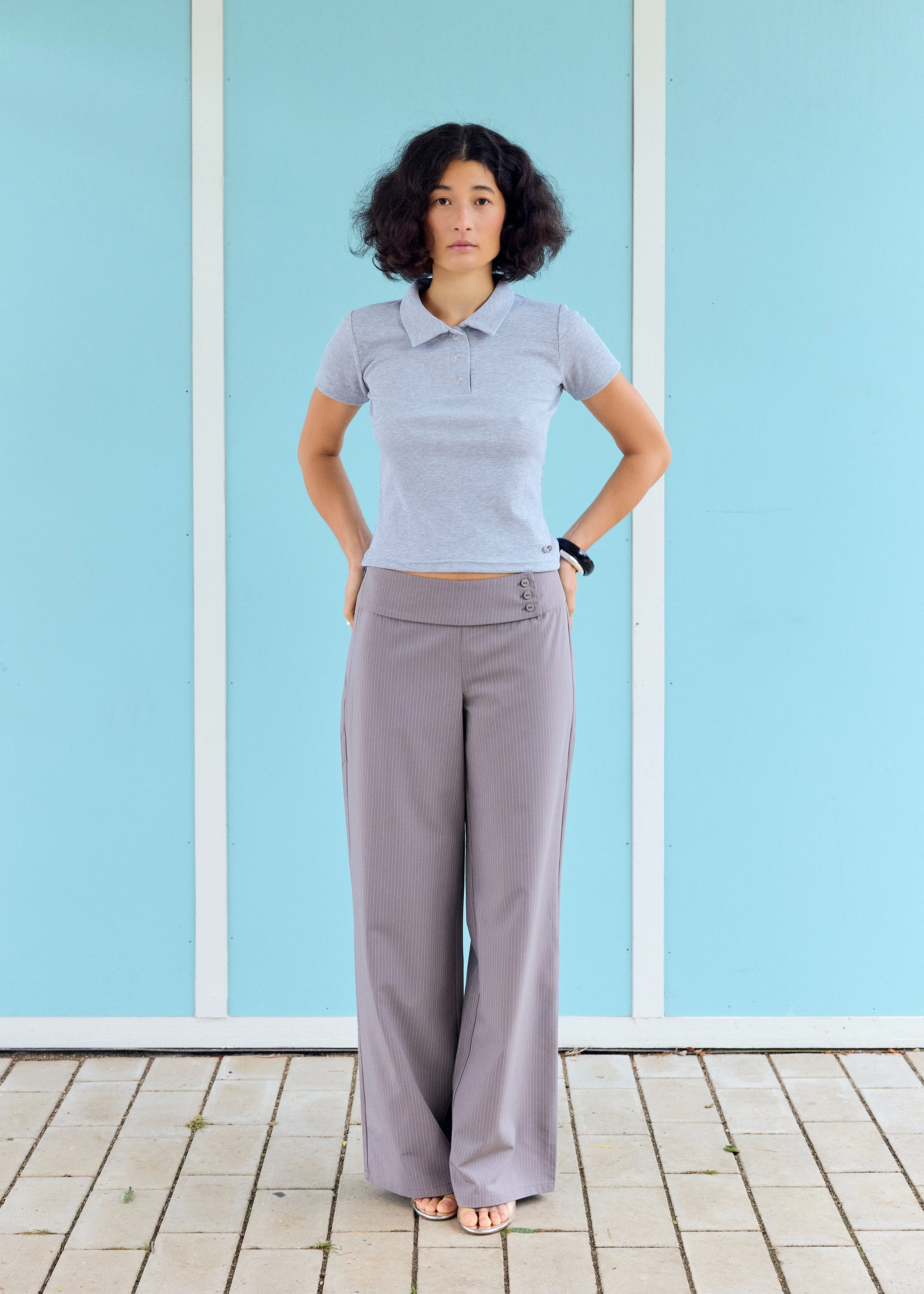 NubiaRS Pant Mid Grey sold by RÉSUMÉ
