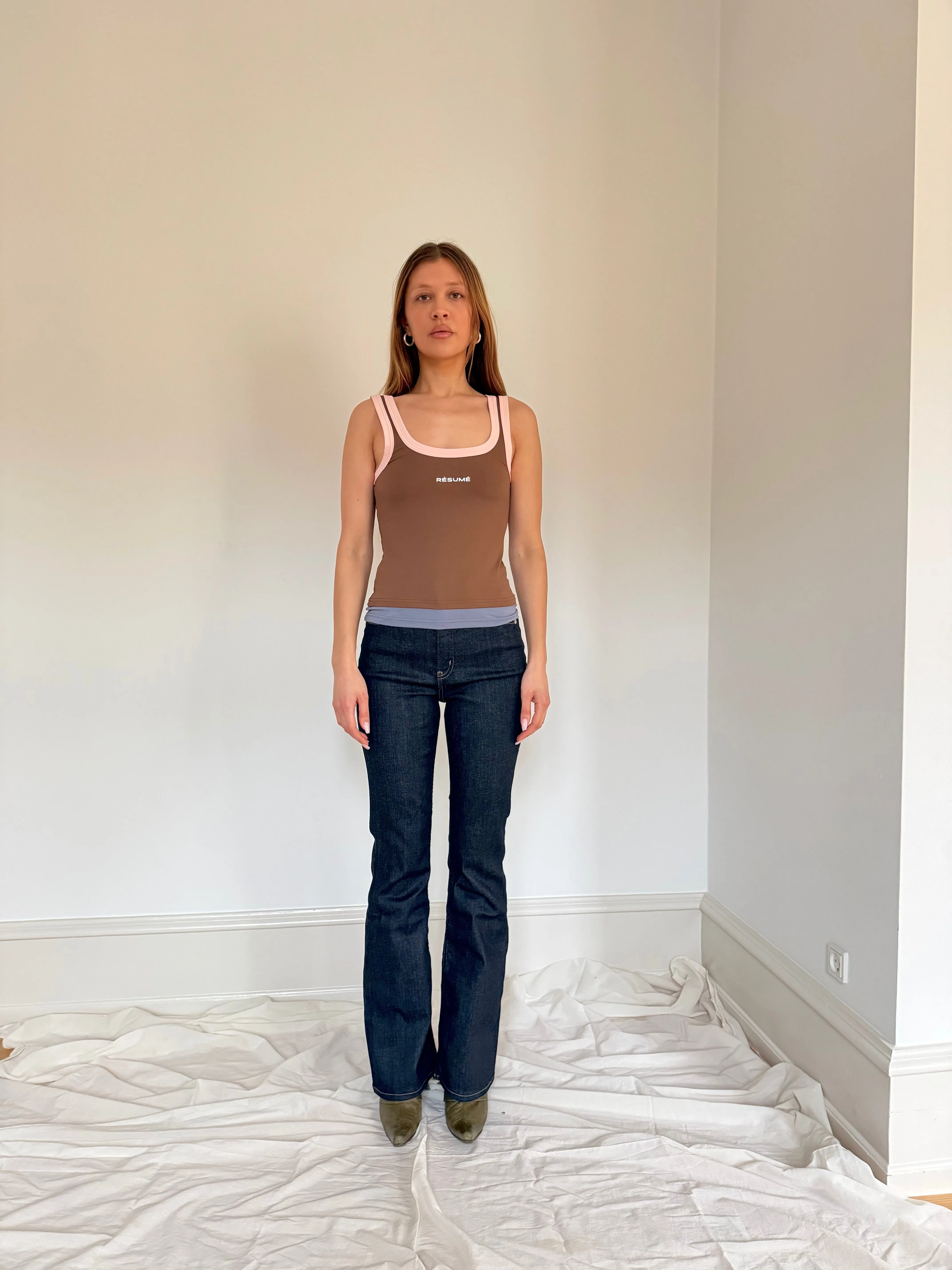 AlexRS Top Multi Grey sold by RÉSUMÉ