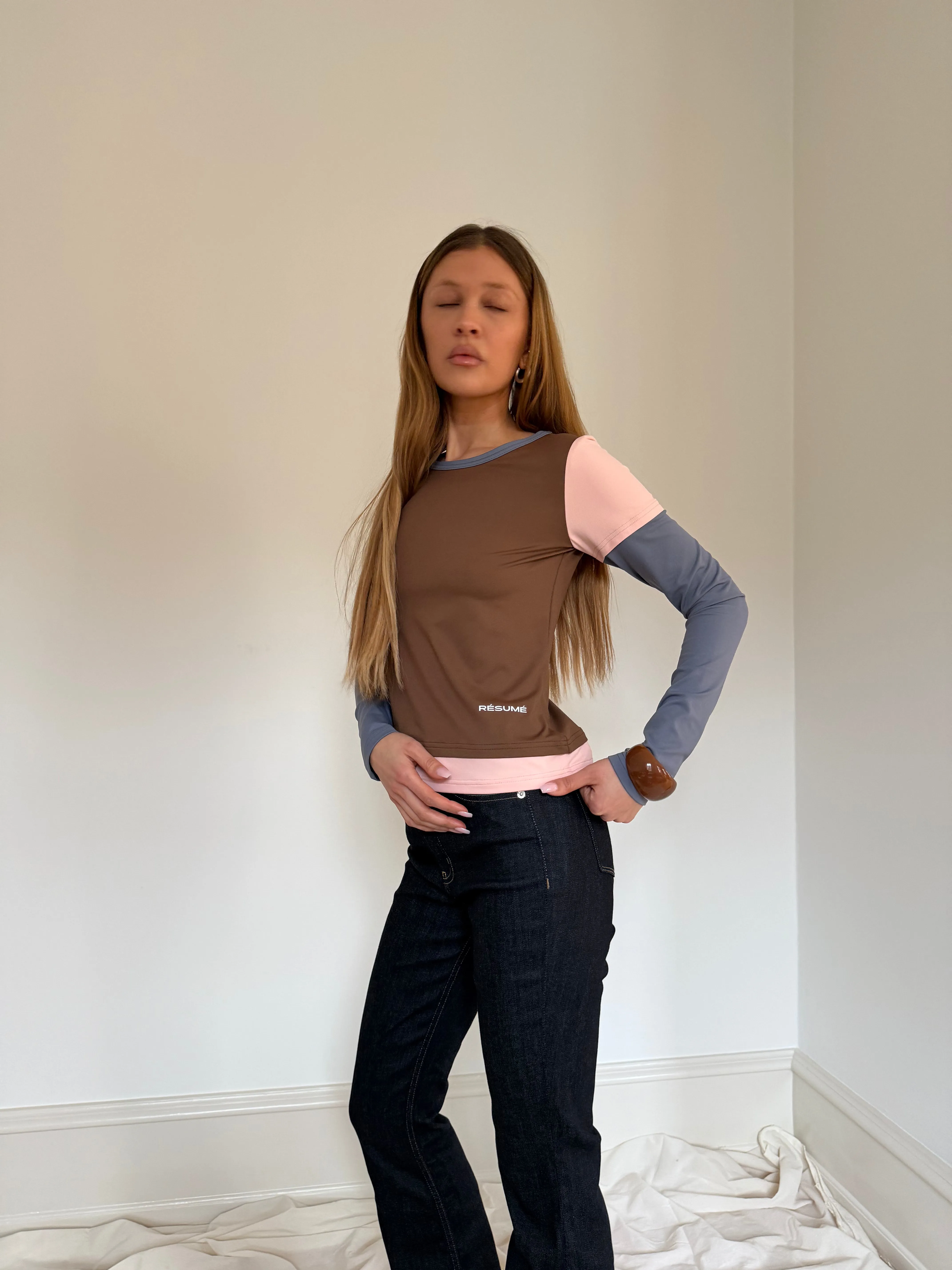 AmariRS Blouse Multi Brown sold by RÉSUMÉ