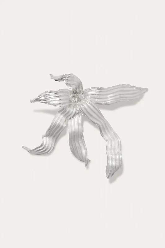 L58 - Silver Plated Brooch made by Completed Works