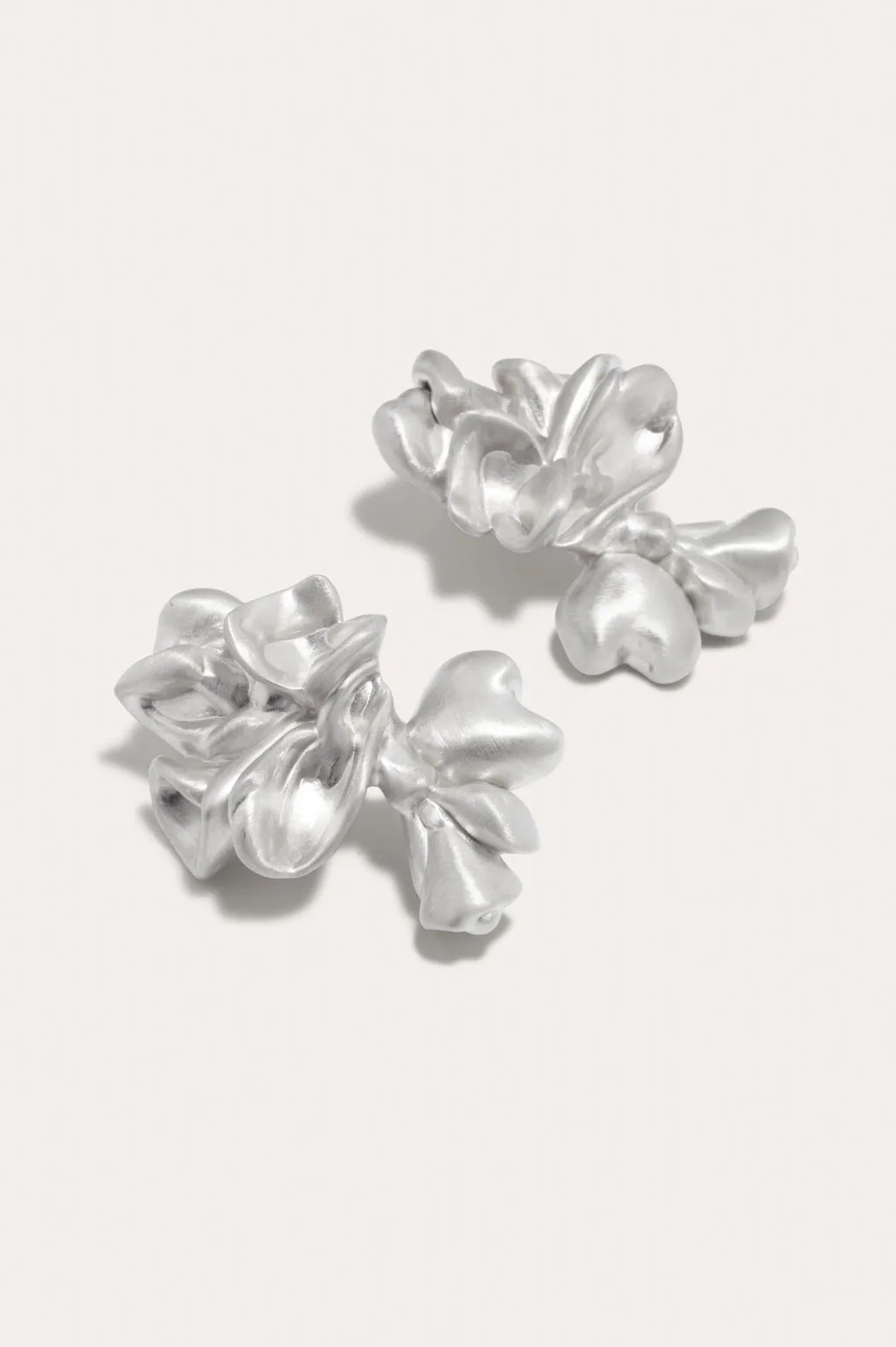 Oversized Splotch - Recycled Silver Earrings sold by Completed Works product image thumbnail 2