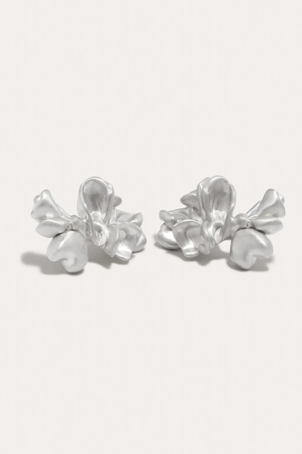 Oversized Splotch - Recycled Silver Earrings sold by Completed Works product image thumbnail 3