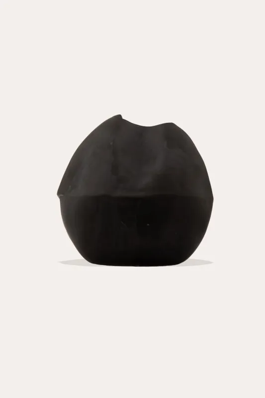 Banned Book No. 2 - Large Vessel in Matte Black made by Completed Works