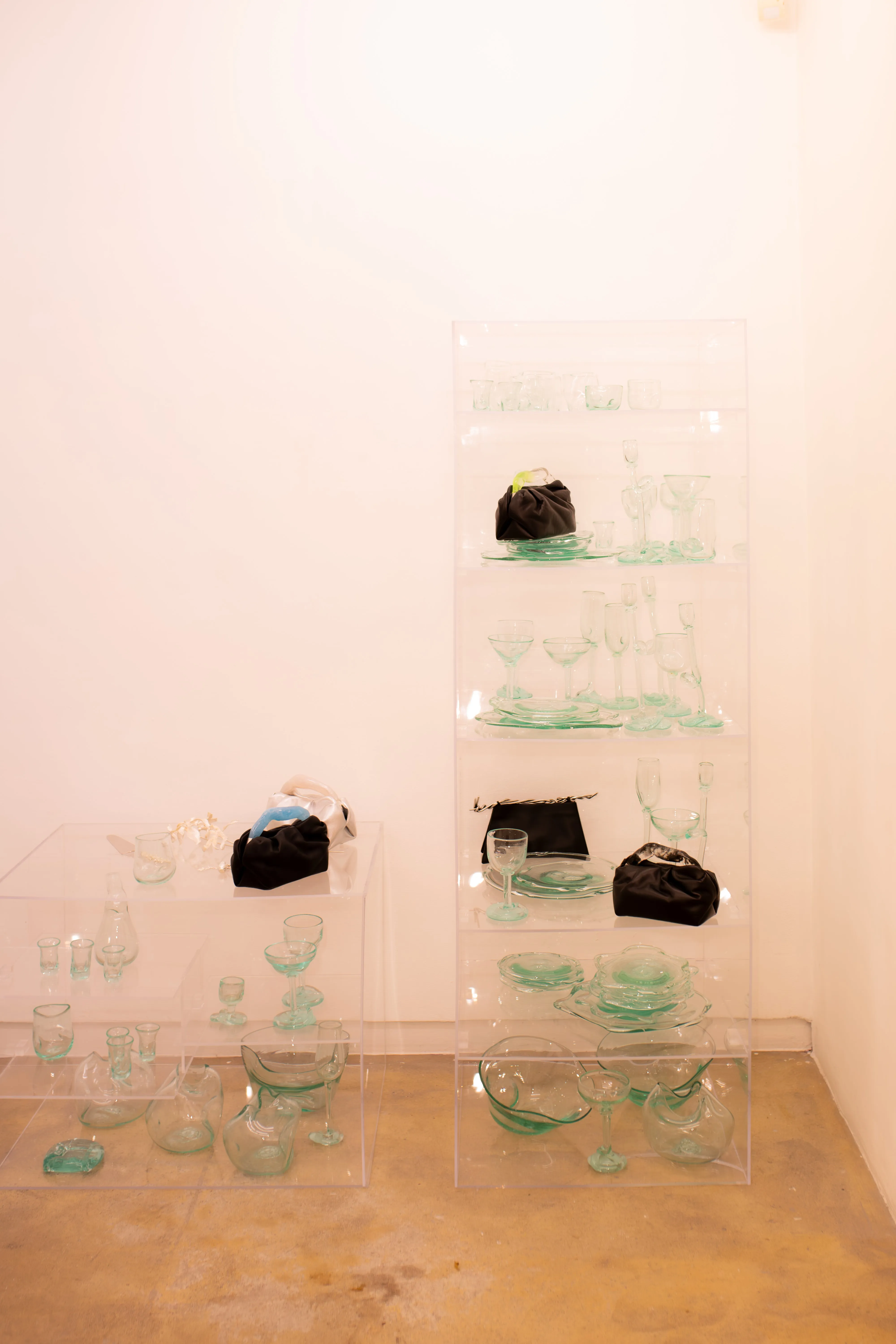 The Lunchbox - Smoky Quartz Resin and Black Leather Clutch Bag sold by Completed Works product image thumbnail 4