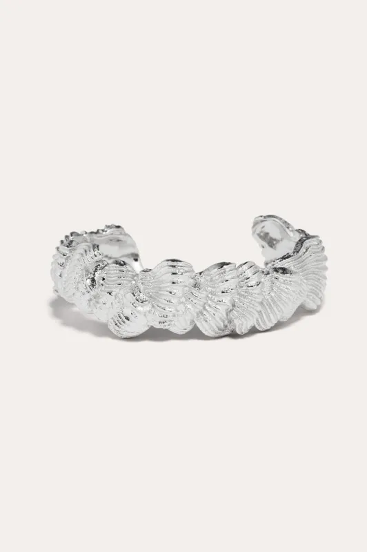 Buttercream (Or, The Icing on the Cake) - Silver Plated Cuff made by Completed Works