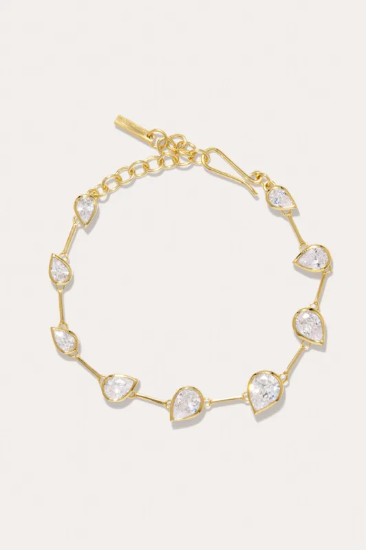 Myriad - Zirconia and Recycled Gold Vermeil Bracelet made by Completed Works