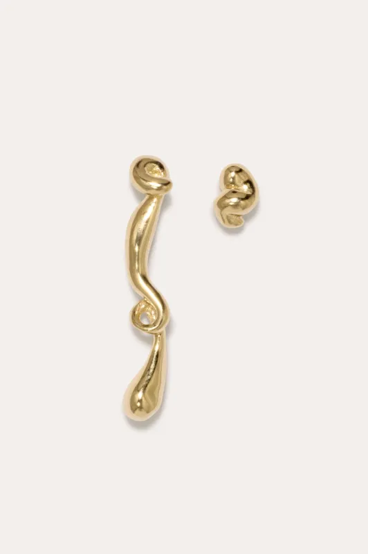 Treacle - Recycled Gold Vermeil Earrings made by Completed Works