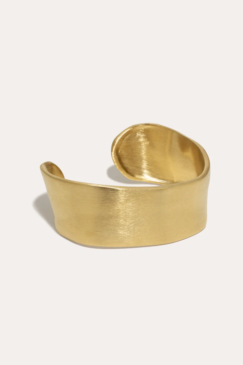 Something of Vast Importance is Being Communicated Just Out of Earshot - Gold Plated Cuff sold by Completed Works product image thumbnail 2