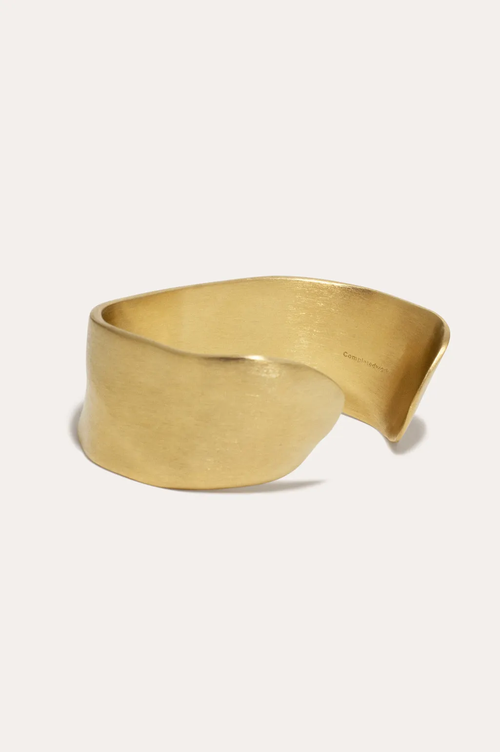 Something of Vast Importance is Being Communicated Just Out of Earshot - Gold Plated Cuff sold by Completed Works product image thumbnail 4
