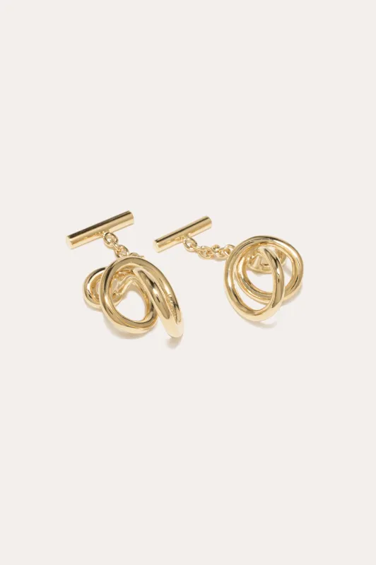 H38 - Gold Vermeil Cufflinks made by Completed Works