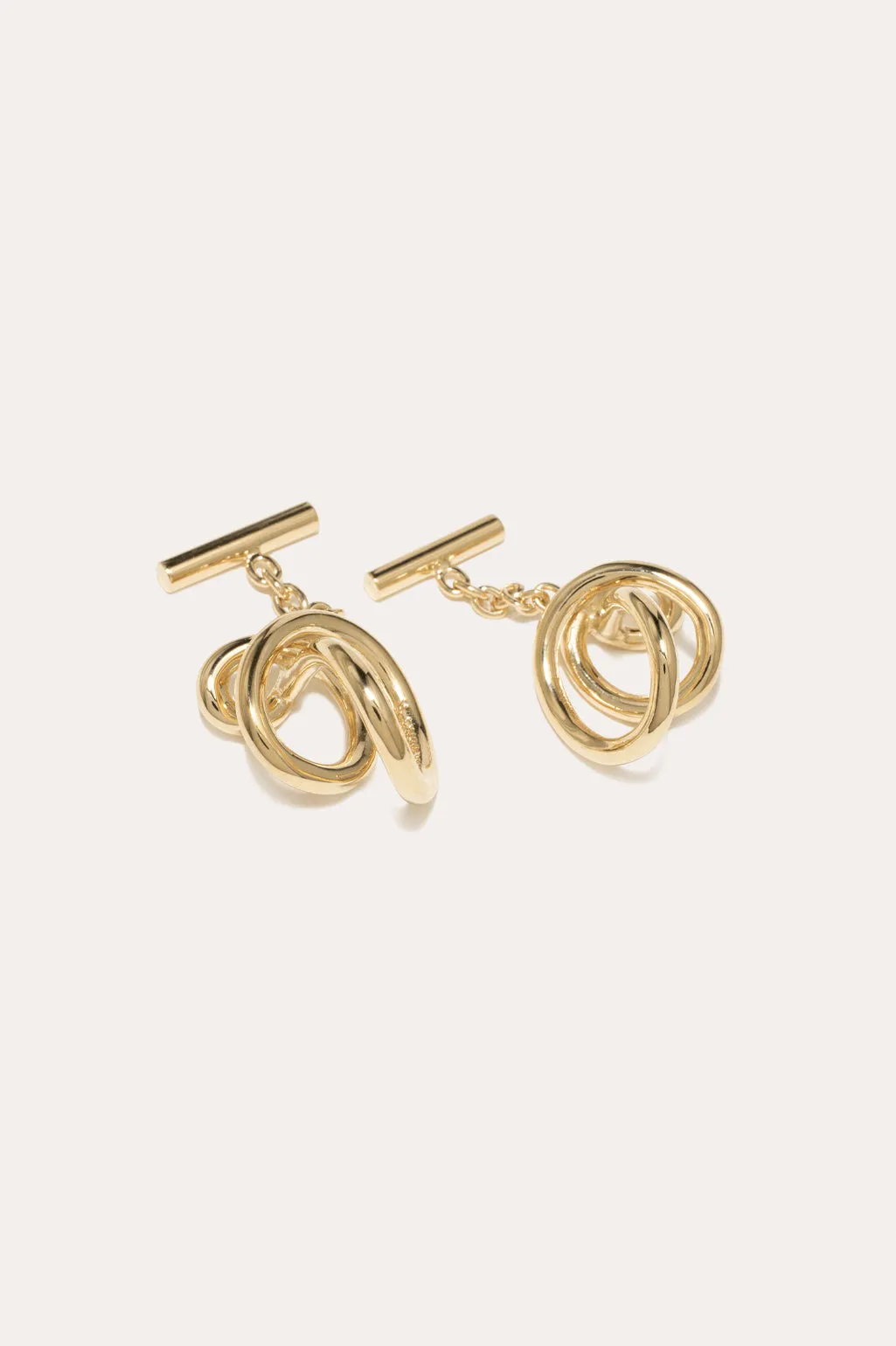 H38 - Gold Vermeil Cufflinks sold by Completed Works
