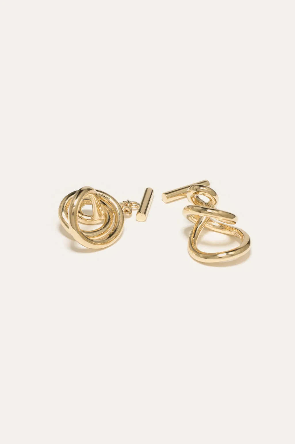 H38 - Gold Vermeil Cufflinks sold by Completed Works product image thumbnail 2
