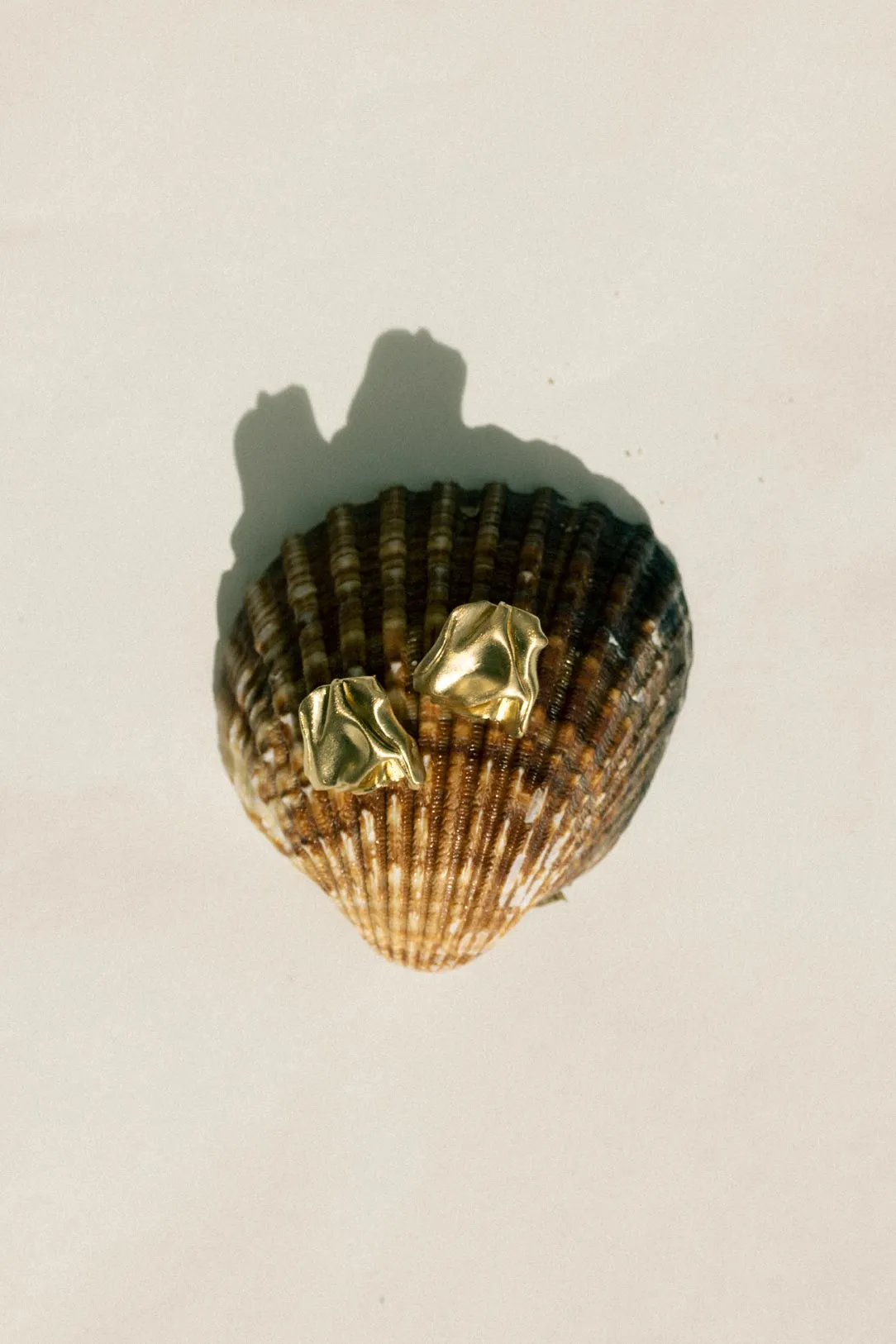 "Notsobig" Groundswell - Recycled Gold Vermeil Earrings sold by Completed Works product image thumbnail 4
